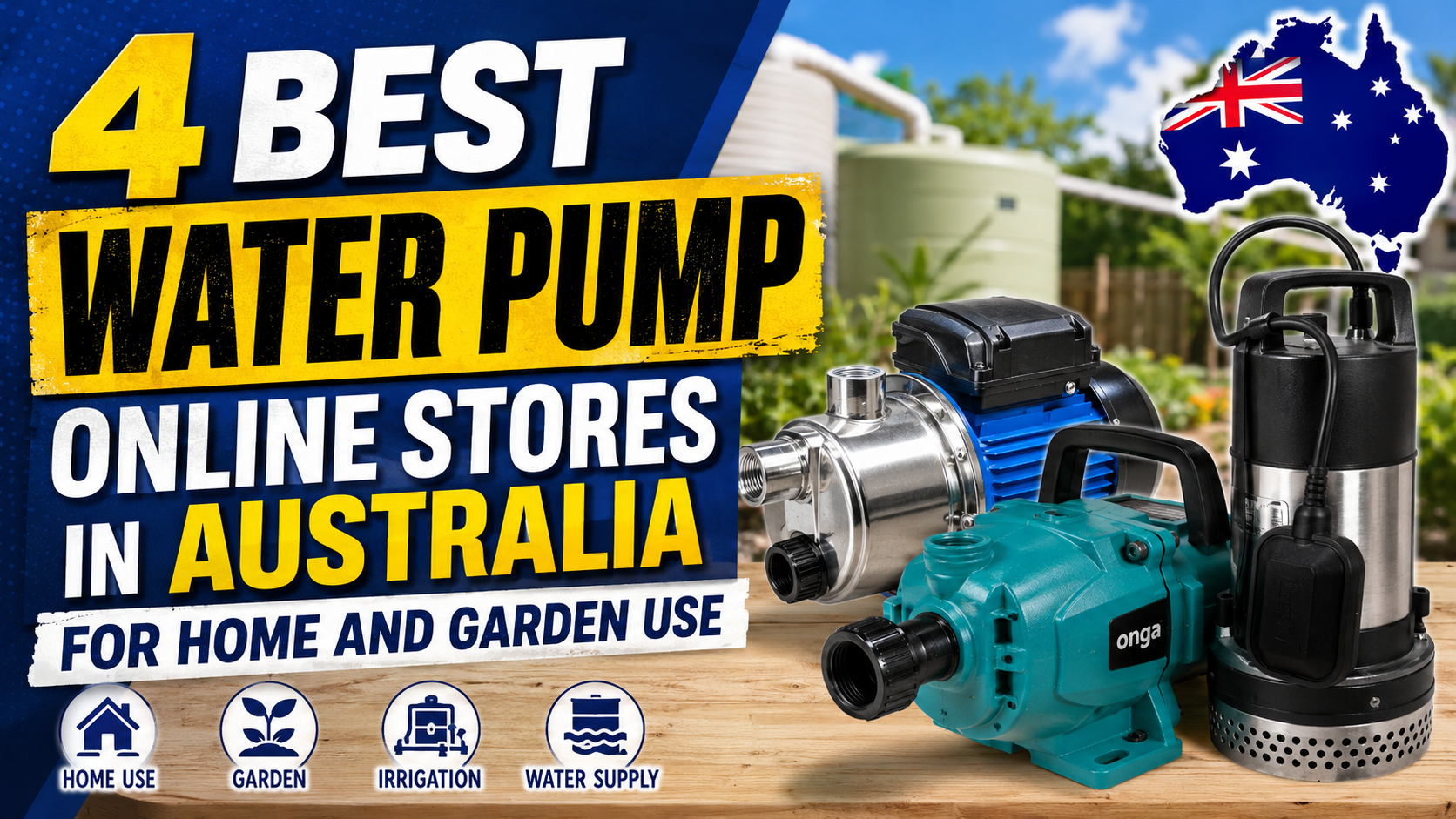 4 Best Water Pump Online Stores in Australia for Home and Garden Use